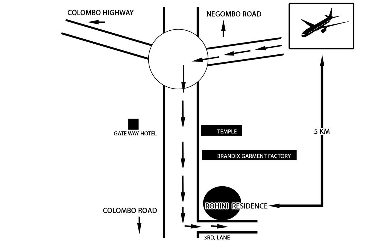 Rohini Residence Airport Transit Hotel 카투나야크 외부 사진